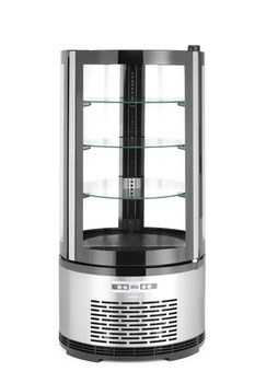 Vitrine réfrigérée ronde 100 L, LED, refroidissement dynamique | ARKTIC 233825