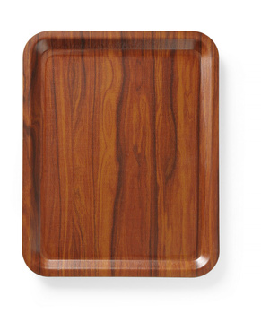 Plateau antidérapant en bois - 36x46 cm | HENDI 507025