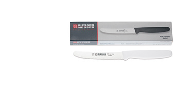 Ensemble de couteaux à bord ondulé - 11 cm, 6 pièces, blanc | GIESSER MESSER 8365 wsp 11-6 w