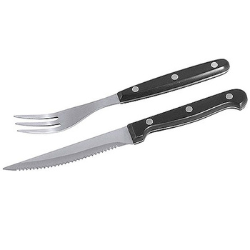 Set de couteaux et fourchettes à steak, 6 pièces, longueur 22 cm / 20 cm | CONTACTO 3333/012