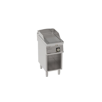 Plaque grill rainurée 400V Tecno74 | TECNOINOX 716189