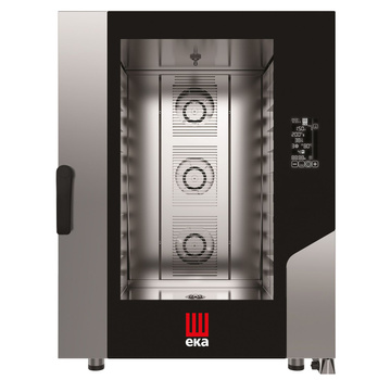 Four mixte à convection vapeur électrique Millenial Black Mask Bakery 10x600x400 | TECNOEKA MKF1064BM