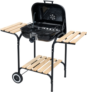 Gril au charbon avec réglage de la grille, grille 45x40 cm | LUND 99905