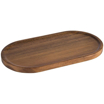 Planche de service en bois d’acacia, marron, 28,5x15,5x1,5 cm | APS 30338