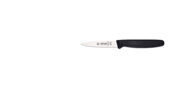 Couteau d’office à bord ondulé - 8 cm, noir | GIESSER MESSER 8315 wsp 8,0