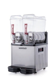 Granitor, appareil pour boissons glacées slush shake 2x12L | SAMIXIR SLUSH24.I_R290