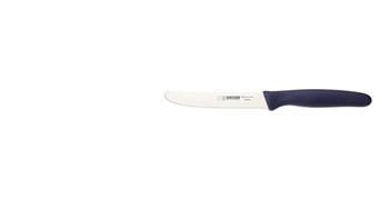 Couteau universel à bord ondulé - 11 cm, bleu marine | GIESSER MESSER 8365 wsp 11 mb