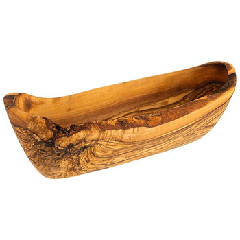 Bol OLIVE en bois d’olivier 25x8,5x7,5 cm | APS 1023
