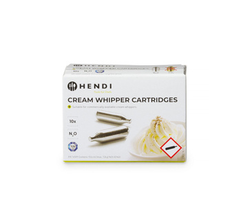 Cartouches pour siphon à crème fouettée - 10 pcs | HENDI 588208