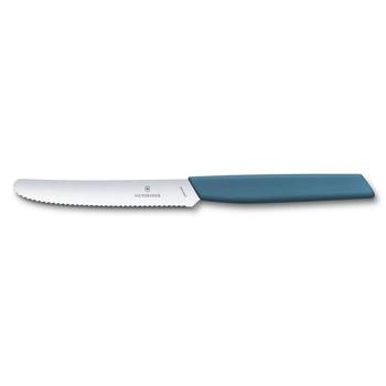 Couteau de table Swiss Modern bleu chaber | VICTORINOX 6.9006.11W2