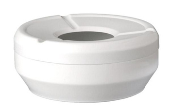 Cendrier GLEAM, mélamine, blanc, 10x4 cm | APS 83610