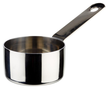 Pot de service POLARIS, couleur acier, 5x3 cm, 70 ml | APS 40642