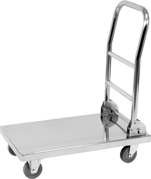 Chariot à plateforme en acier inoxydable pliable | YATO YG-09080