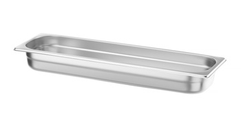Récipient GN 2/4 prof. 6,5 cm en acier inoxydable PROFI LINE | HENDI 801857