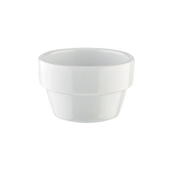 Mini-récipient FLOWER POT en mélamine blanc 40 ml | APS 84470