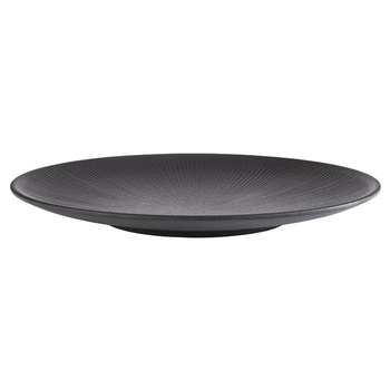 Assiette NERO en mélamine, noire, 33 cm | APS 85065
