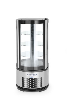 Vitrine réfrigérée ronde 100 L, LED, refroidissement dynamique | ARKTIC 233825