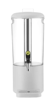 Distributeur de jus, UNIQ, conçu par Robert Bronwasser, 8 L, blanc, 318x216x(H)532 mm | HENDI 425053