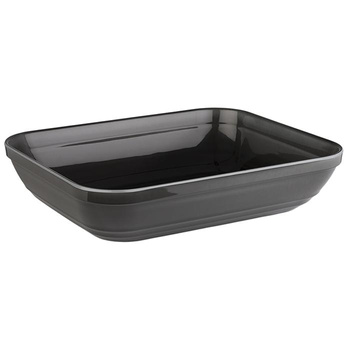 Bol EMMA, GN 1/2 mélamine, gris, 32,5x26,5x7,5 cm, 3,5 l | APS 85132