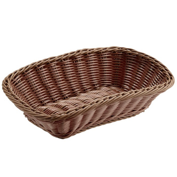 Corbeille de table et de buffet ECONOMIC, rectangulaire, marron, 31x21x8,5 cm | APS 40196