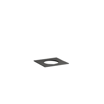 Plaque en ardoise avec découpe, Valo pour GN 1/6, 17,6x16,2x1 cm, noir | APS 14075