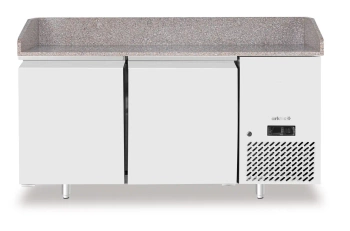 Table réfrigérée pour pizza, 2 portes, 250 l, 151x80x87.5 cm | ARKTIC 220245