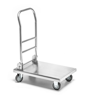 Chariot plateforme pliable en acier inoxydable | FORGAST FG01200