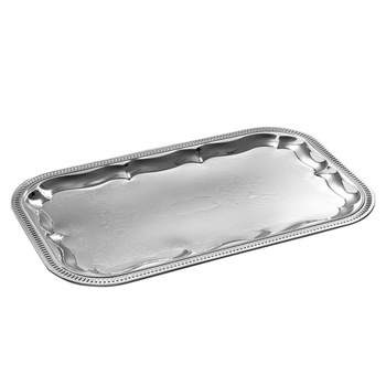 Plateau banquet GN 1/1, avec motif, acier inoxydable, 53x32,5x1,5 cm | APS 394