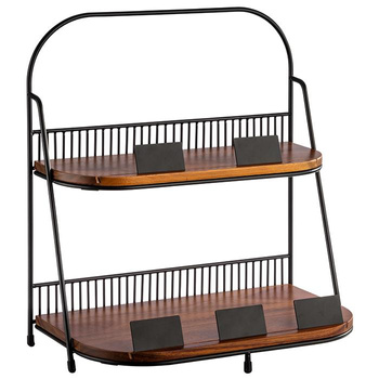Présentoir buffet à deux niveaux, 35,5x21x40 cm | APS 30339