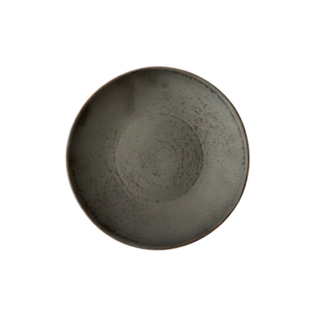 Assiette creuse Still Cristall hématite 24 cm | KERA CERAMIKA 14.5/C.HEM