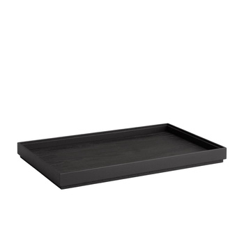 Caisse en bois Valo GN 1/1, 53x32,5x4,5 cm, noire | APS 11620