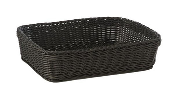 Panier en polypropylène PROFI LINE, rectangulaire, noir, 30x40x10 cm | APS 50712