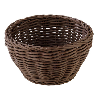 Panier à pain en polypropylène PROFI LINE, rond, brun, 16x16x8 cm | APS 50603