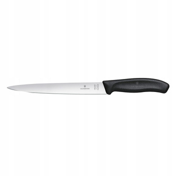 Couteau à fileter Swiss Classic noir lg. lame 20 cm | VICTORINOX 6.8713.20B