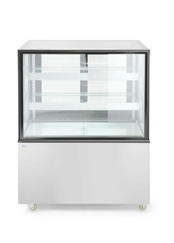 Vitrine réfrigérée 2 étagères 300 L, acier inoxydable, LED, 0-6°C | ARKTIC 233337