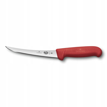 Couteau à désosser rouge FIBROX - long. lame 12 cm | VICTORINOX 5.6601.12