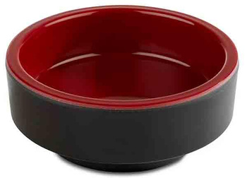Bol ASIA PLUS, mélamine, noir et rouge, 7,5 x 3 cm, 40 ml | APS 15467