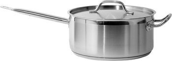 Casserole en acier inoxydable avec couvercle cap. 8 L | YATO YG-00063