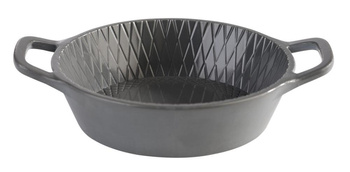 Bol MINI avec poignées, gris, en mélamine, 8,5x11,5x2,5 cm, 70 ml | APS 84781