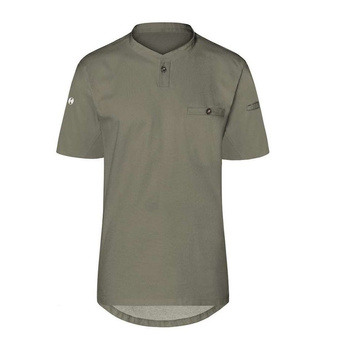 Chemise de cuisine Performance manches courtes sauge | KARLOWSKY TM 5-67