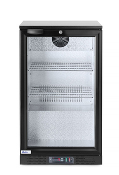 Réfrigérateur de bar pour boissons 118 l, aluminium, noir, 2-10°C | ARKTIC 233900