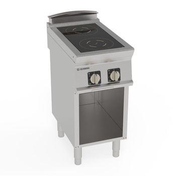 Cuisinière à induction 2 zones avec base | TECNOINOX 716168