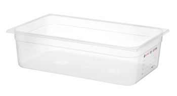 Récipient GN 1/1 prof. 15 cm en polypropylène HACCP | HENDI 880067