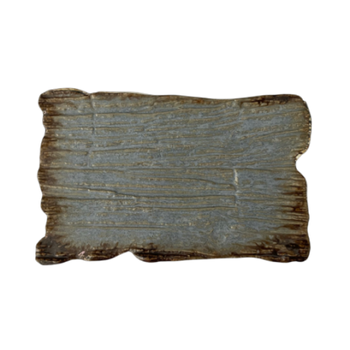 Assiette plate rectangulaire Moku topaze 30 x 18 cm | KERA CERAMIKA 16.2/C.TOP