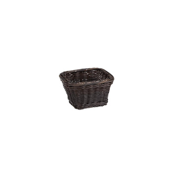 Panier en polypropylène GN LINE, rectangulaire, noir-marron, GN 1/6, 18x16,5x10,5 cm | APS 40247