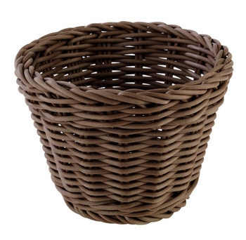 Panier en polypropylène PROFI LINE, rond, brun, 13x10 cm | APS 50623