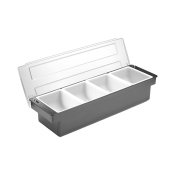 Bac barman pour garnitures de cocktails, 4 bacs | BAR UP 552025