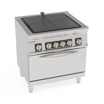 Cuisinière gastronomique électrique 4-plaques | TECNOINOX 716108
