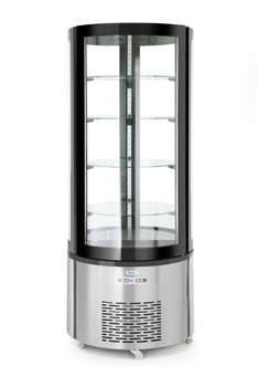 Vitrine réfrigérée ronde 360 L, LED, refroidissement dynamique | ARKTIC 233832