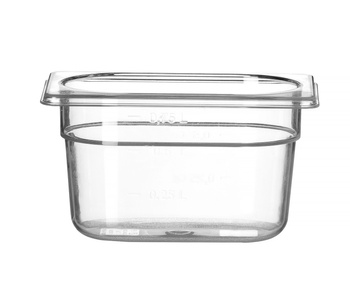 Récipient GN 1/9 prof. 10 cm en polycarbonate | HENDI 861820